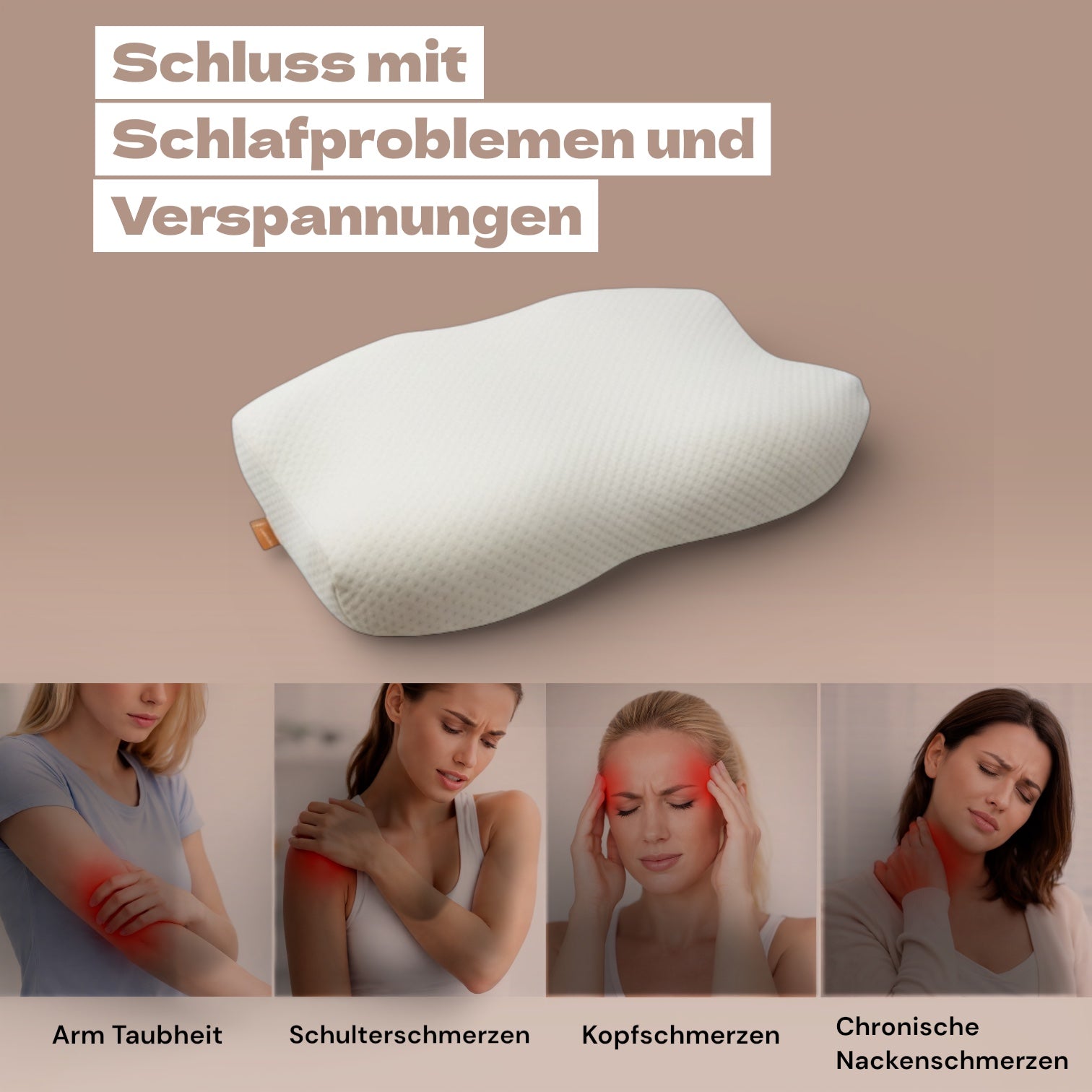 Nivora ErgoSleep – Ergonomisches Premium-Kissen