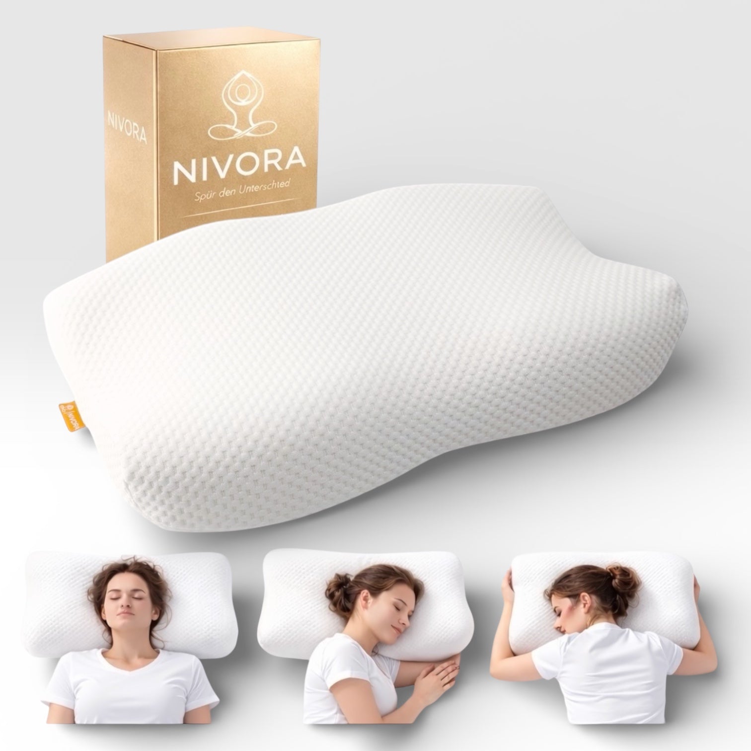 Nivora ErgoSleep – Ergonomisches Premium-Kissen