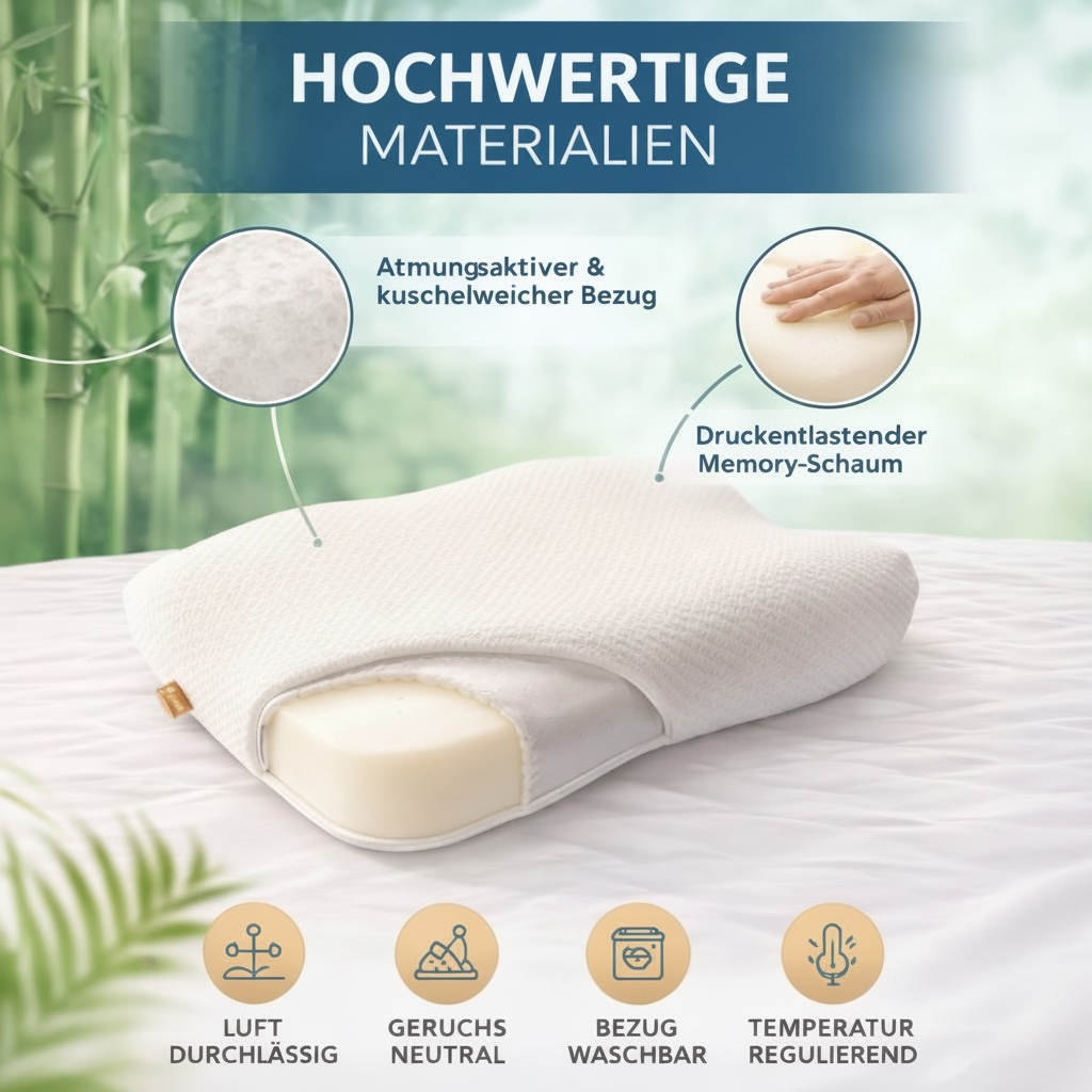 Nivora ErgoSleep – Ergonomisches Premium-Kissen